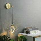 Pendant Lamp Crystal Gold