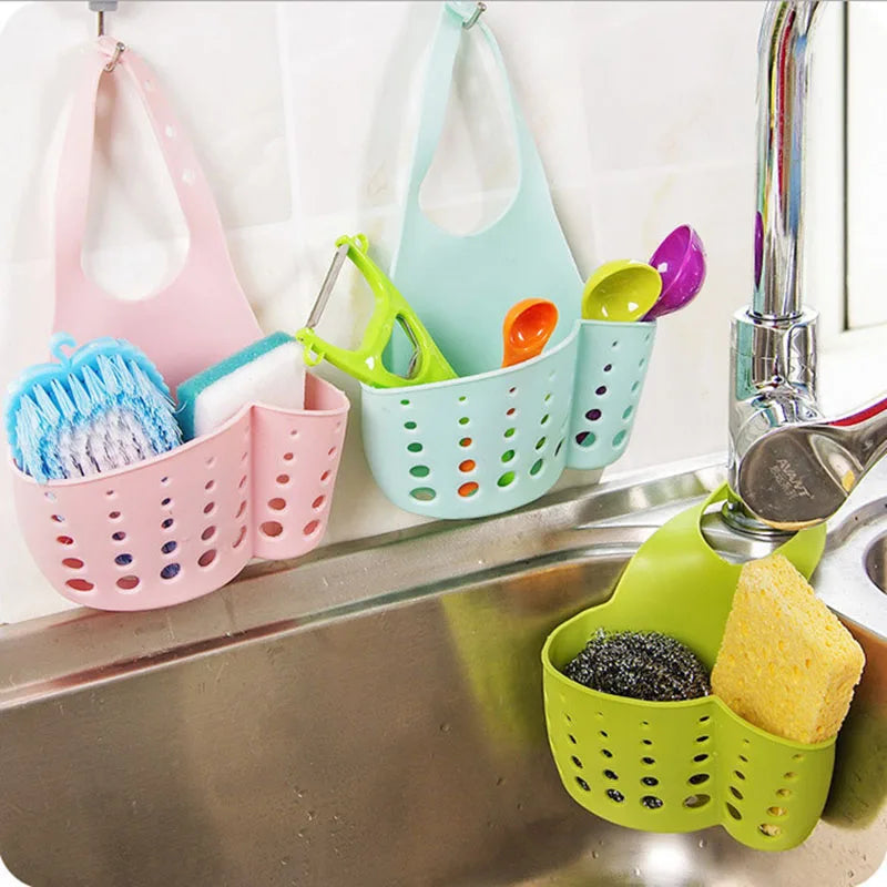 FlexiSink – Adjustable Hanging Sink Organizer | Sponge and Soap Holder for Kitchen & Bath