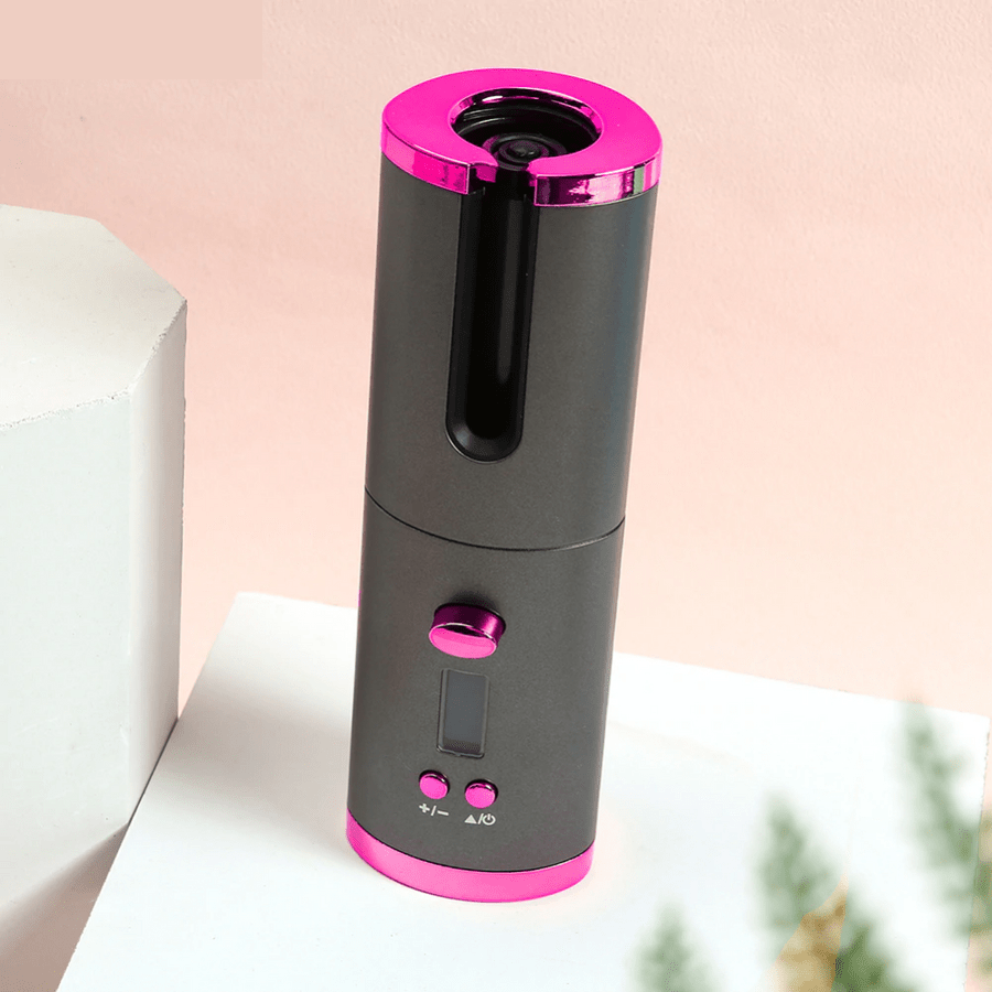 Cordless curling iron for shiny & healthy curls
