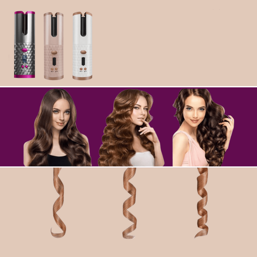 For shiny, long-lasting curls without a plug socket