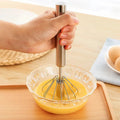 Semi-automatic stainless steel whisk – Fast, robust & without electricity