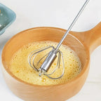 Semi-automatic stainless steel whisk – Fast, robust & without electricity