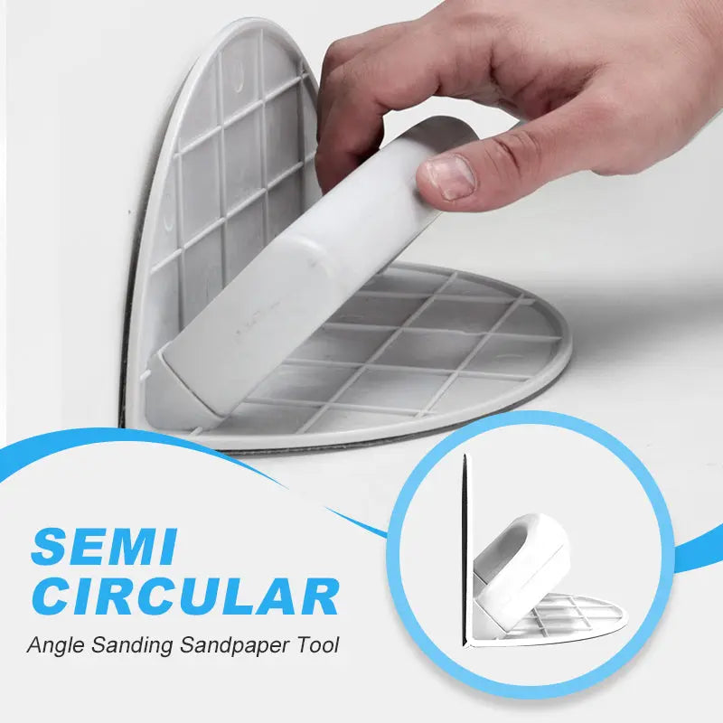 Halfcircle Sanding Set — Ergonomic Tool for Perfect Corners
