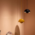 Half-Circle Colourful Chandelier – Modern Scandinavian Ceiling Light for Dining, Living & Office