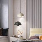 Half-Circle Colourful Chandelier – Modern Scandinavian Ceiling Light for Dining, Living & Office