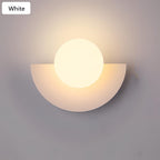 Half-Moon Wall Light – Nordic LED Design for Modern Interiors