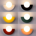 Half Moon Wall Light Black | LED Wall Lamp Indoor