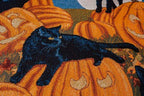 Halloween Cat Throw Blanket