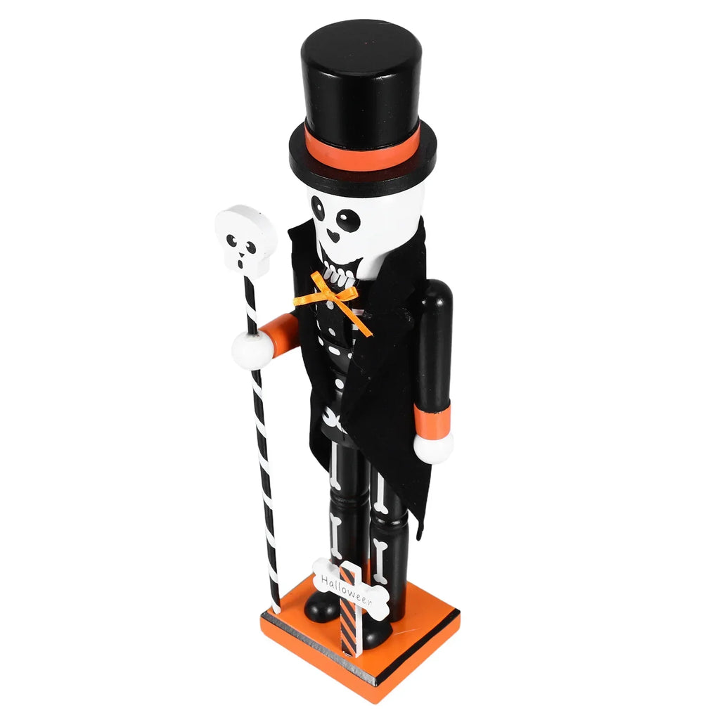 Halloween Nutcracker | Hand-painted Wooden Decoration