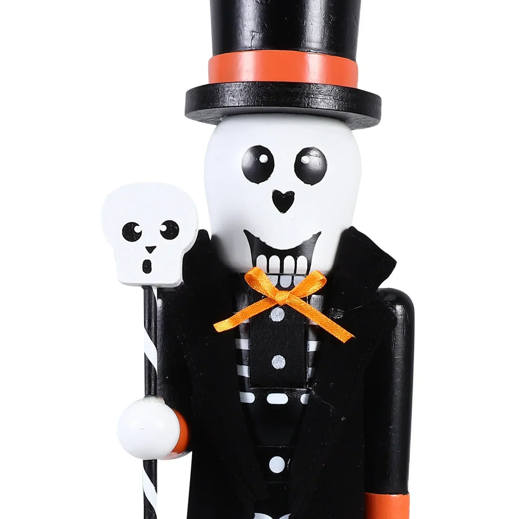 Halloween Nutcracker | Hand-painted Wooden Decoration