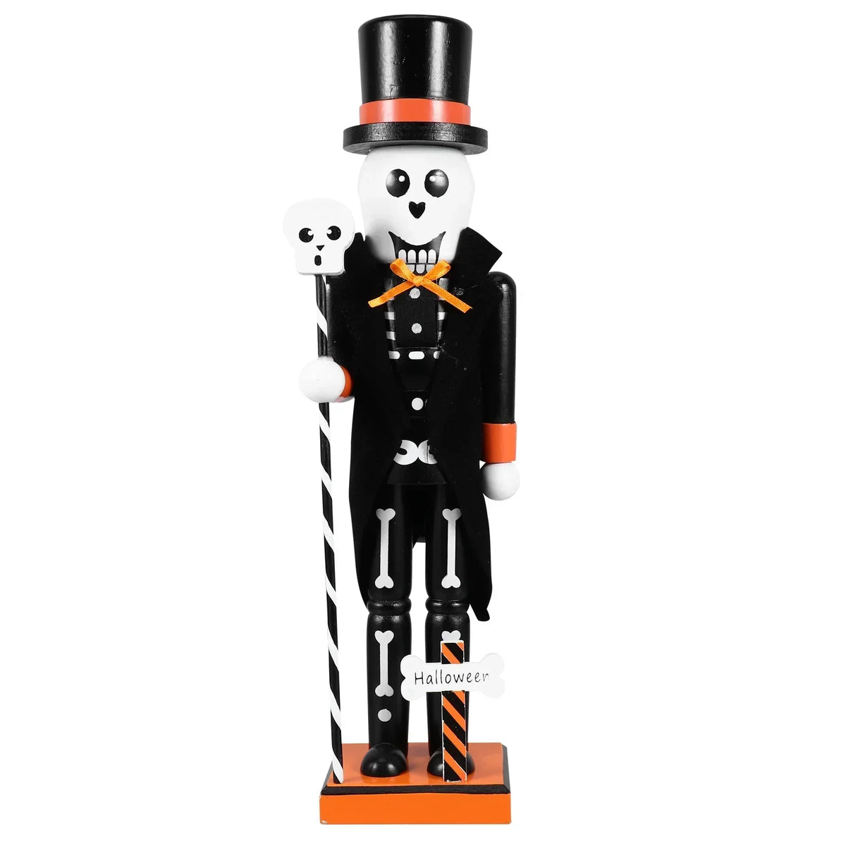 Halloween Nutcracker | Hand-painted Wooden Decoration