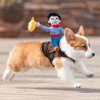 Halloween Cowboy Dog Costume Outfit