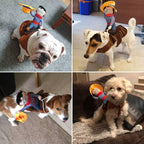 Halloween Cowboy Dog Costume Outfit