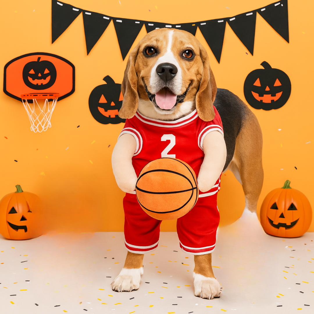 Halloween Dog Costume Basketball Outfit