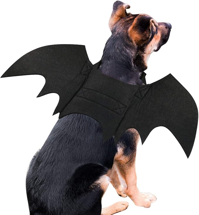 Halloween Dog Costume Bat Wings