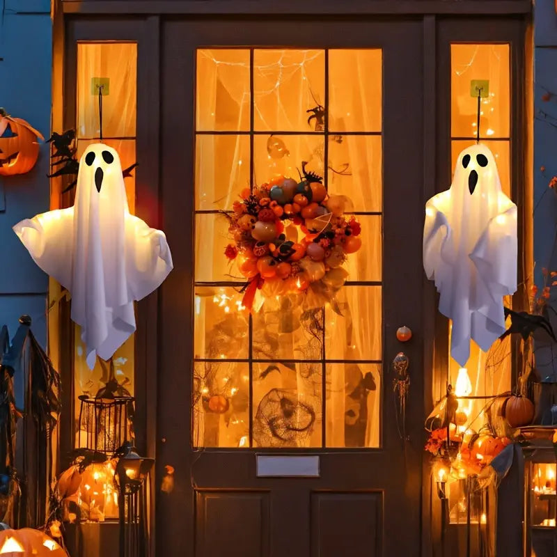 Halloween Ghosts | LED Hanging Decoration in Set of 3