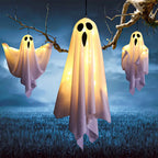Halloween Ghosts | LED Hanging Decoration in Set of 3