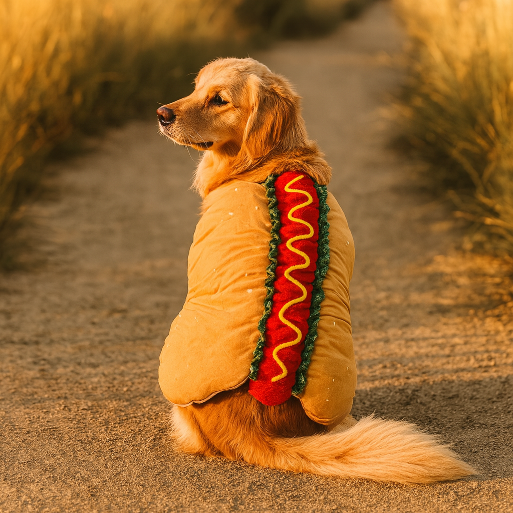 Halloween Hot Dog Pet Costume