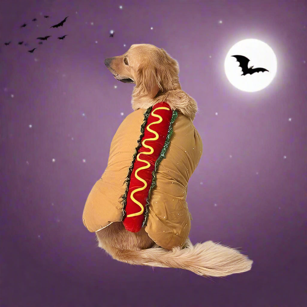 Halloween Hot Dog Pet Costume