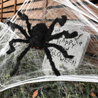 CreepyCrawl Giant Spider – Realistic Halloween Outdoor Yard Prop