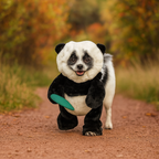 Halloween Panda Dog Costume Outfit