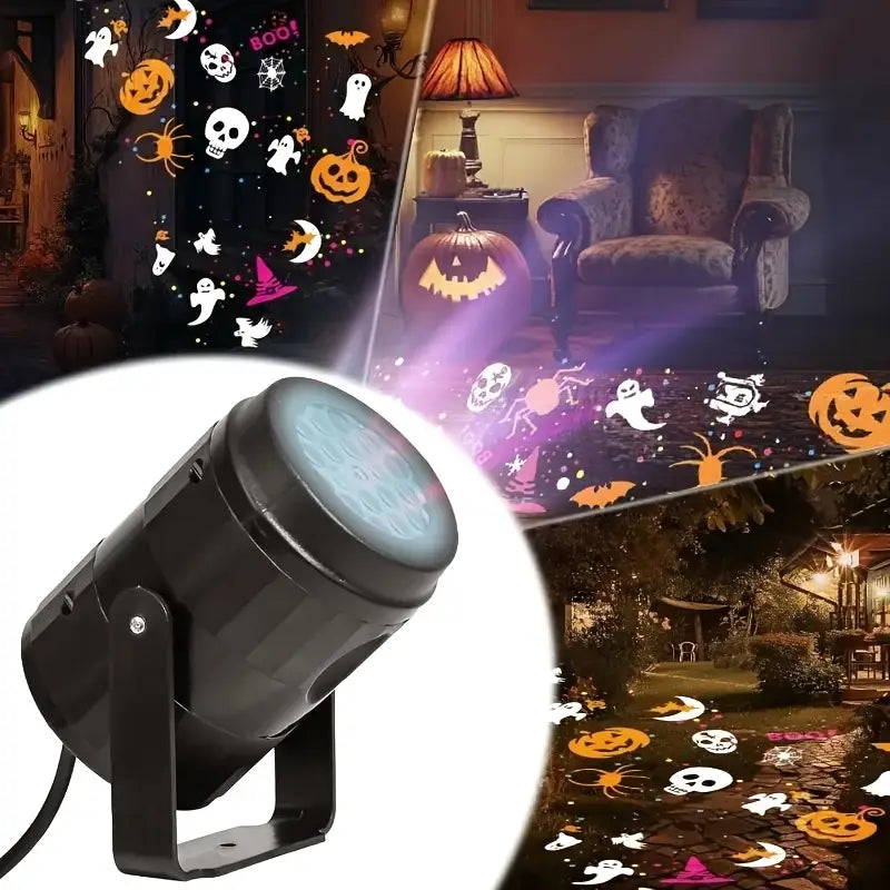Halloween Projector Lamp | USB Lamp for Spooky Decoration