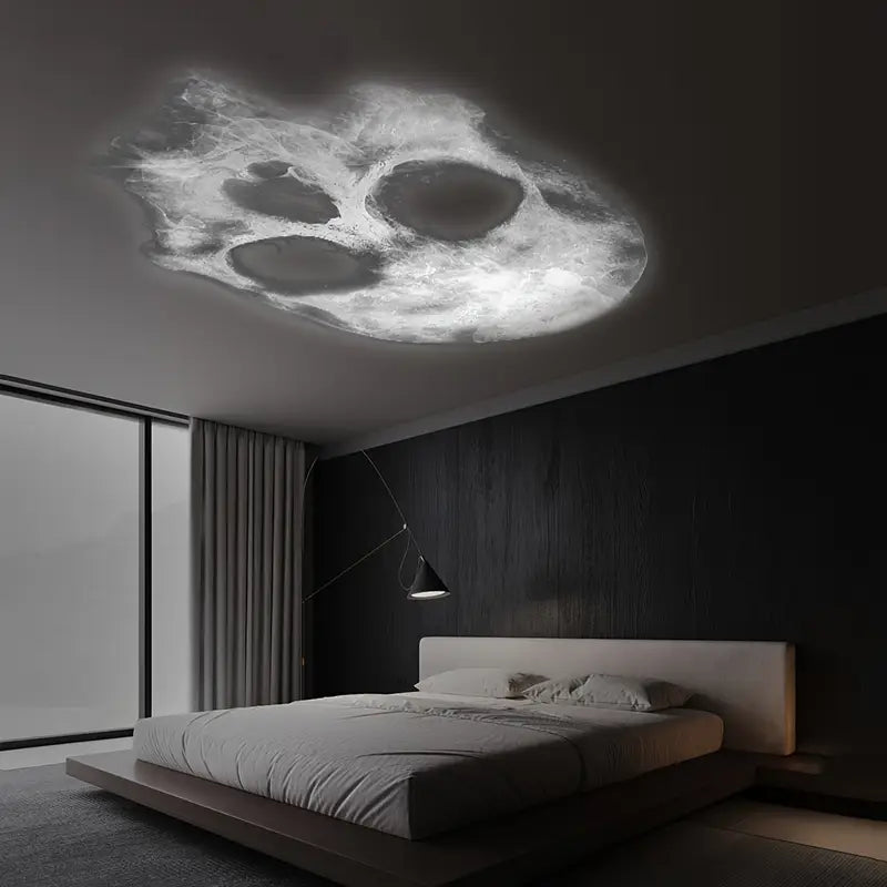 Halloween Skull | LED Nightstand Lamp with Projections