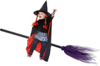 Halloween Witch Broom – Plastic Party Prop for Spooky Fun Decor