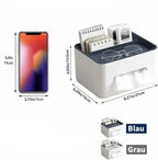 Durable Multifunctional Tissue Box with Storage Compartments