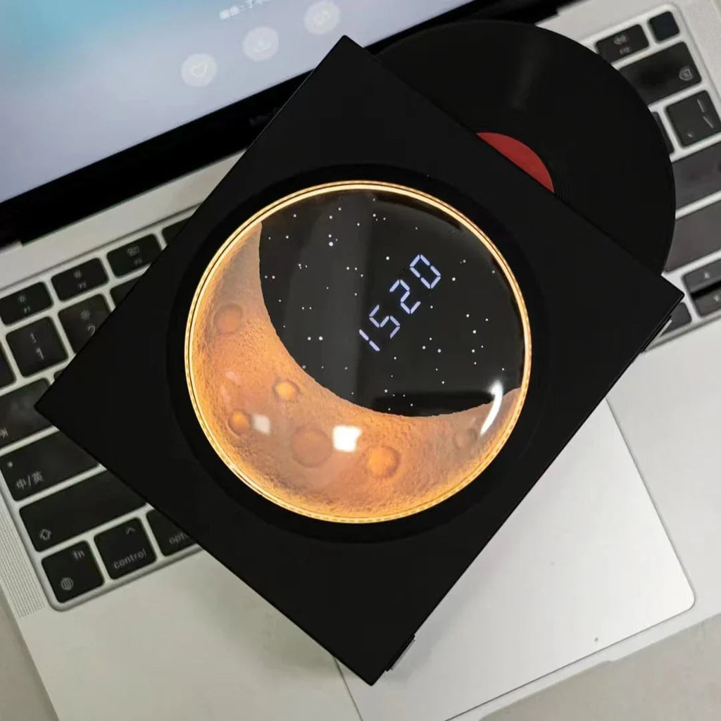 Moon lamp with music and LED night light – Mood lighting with Bluetooth speaker