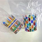 Hand-painted Murano glass