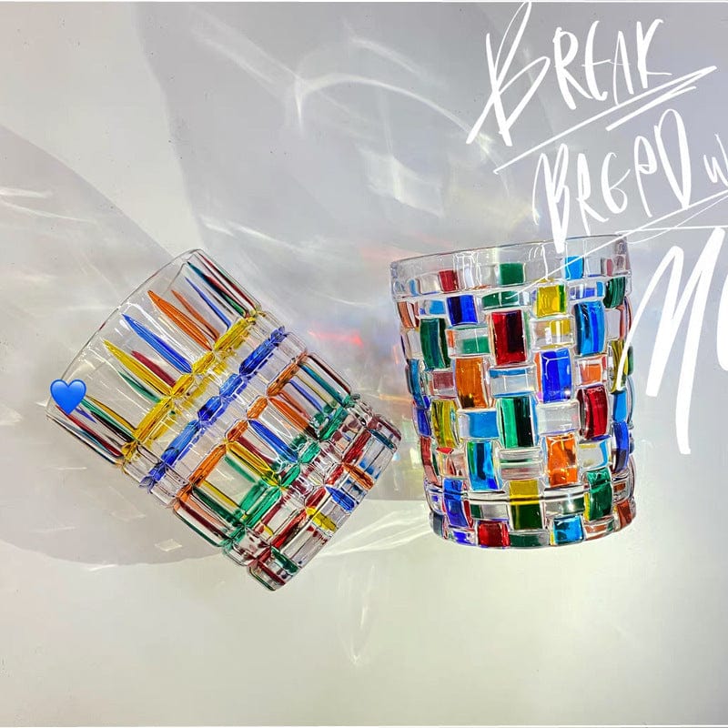 Hand-painted Murano glass