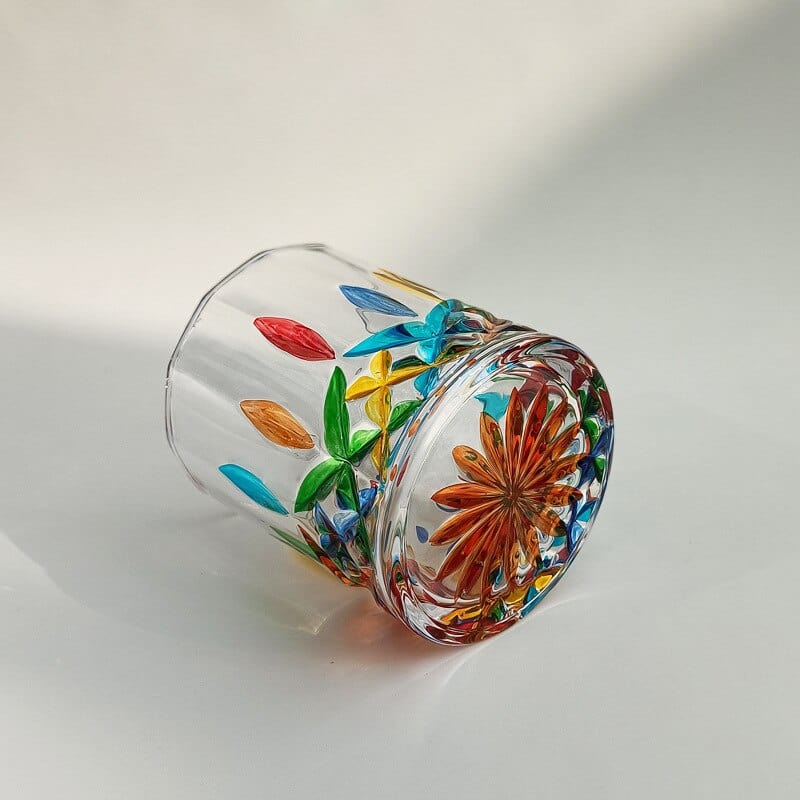 Hand-painted Murano glass