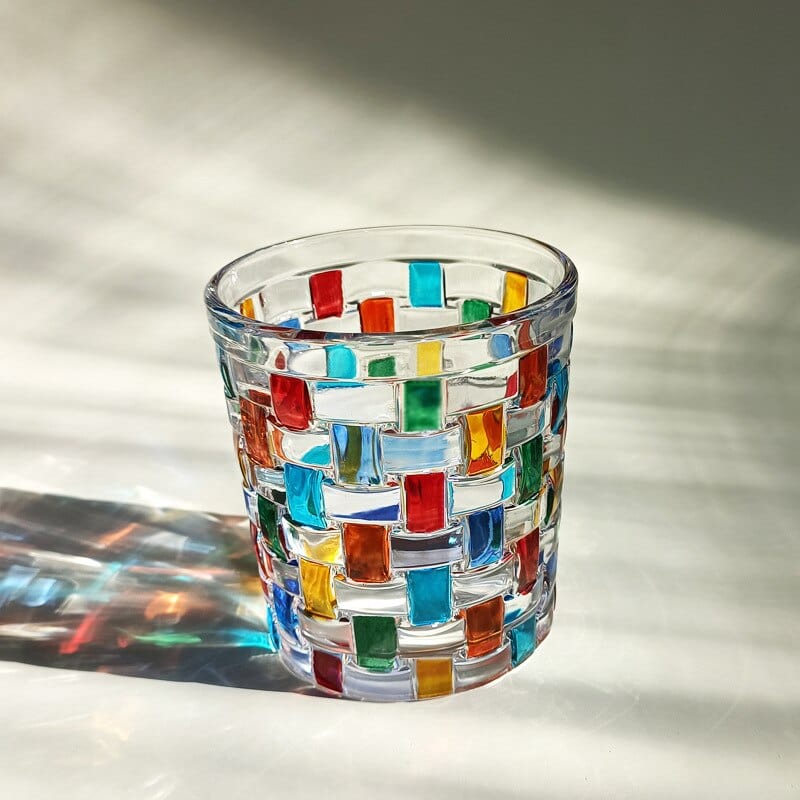 Hand-painted Murano glass