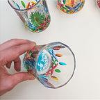 Hand-painted Murano glass