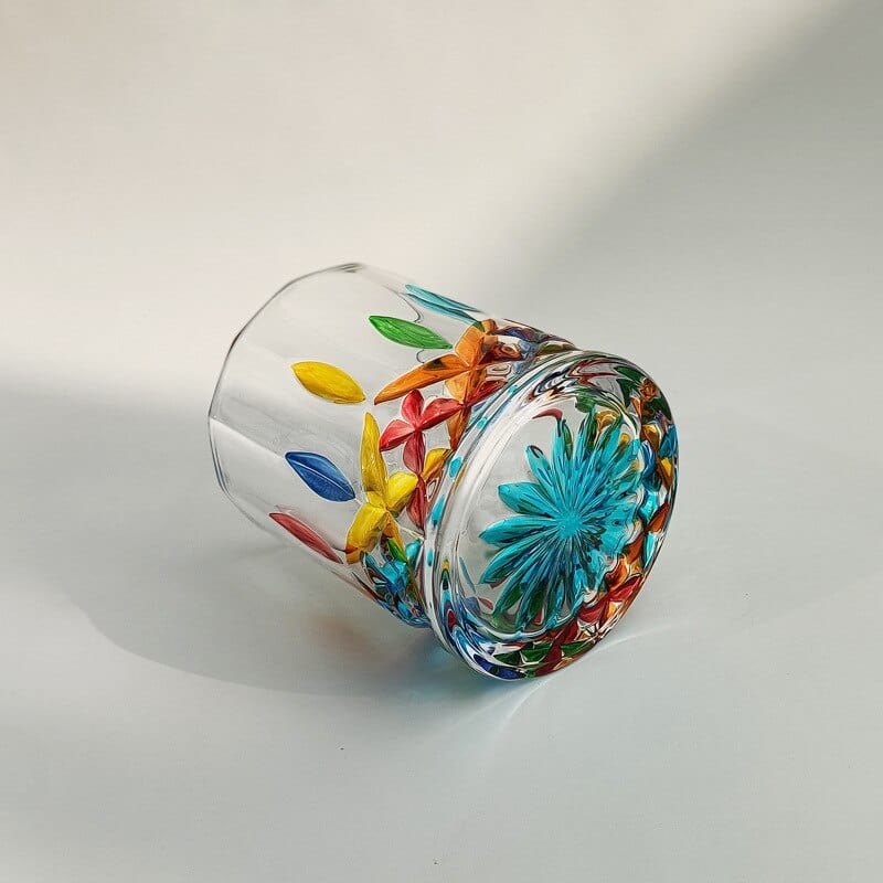Hand-painted Murano glass