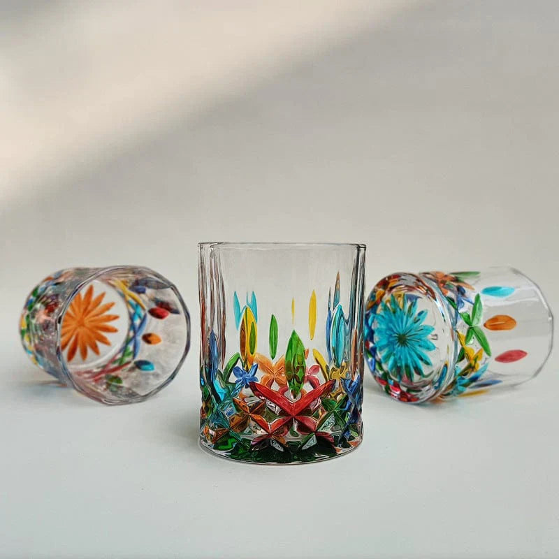 Hand-painted Murano glass