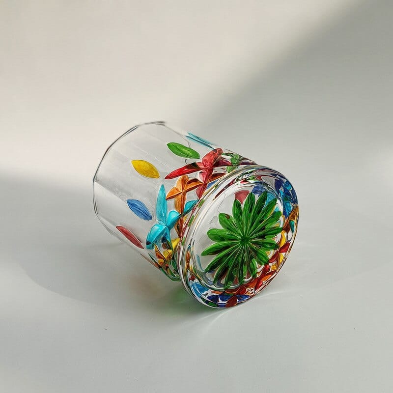 Hand-painted Murano glass
