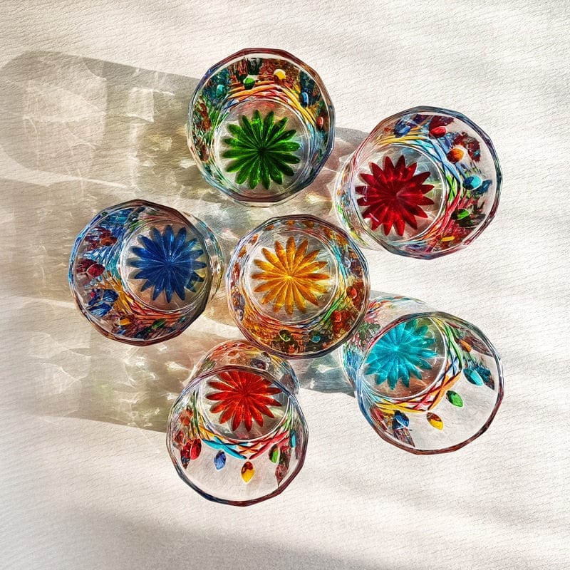 Hand-painted Murano glass