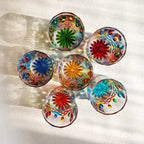 Hand-painted Murano glass
