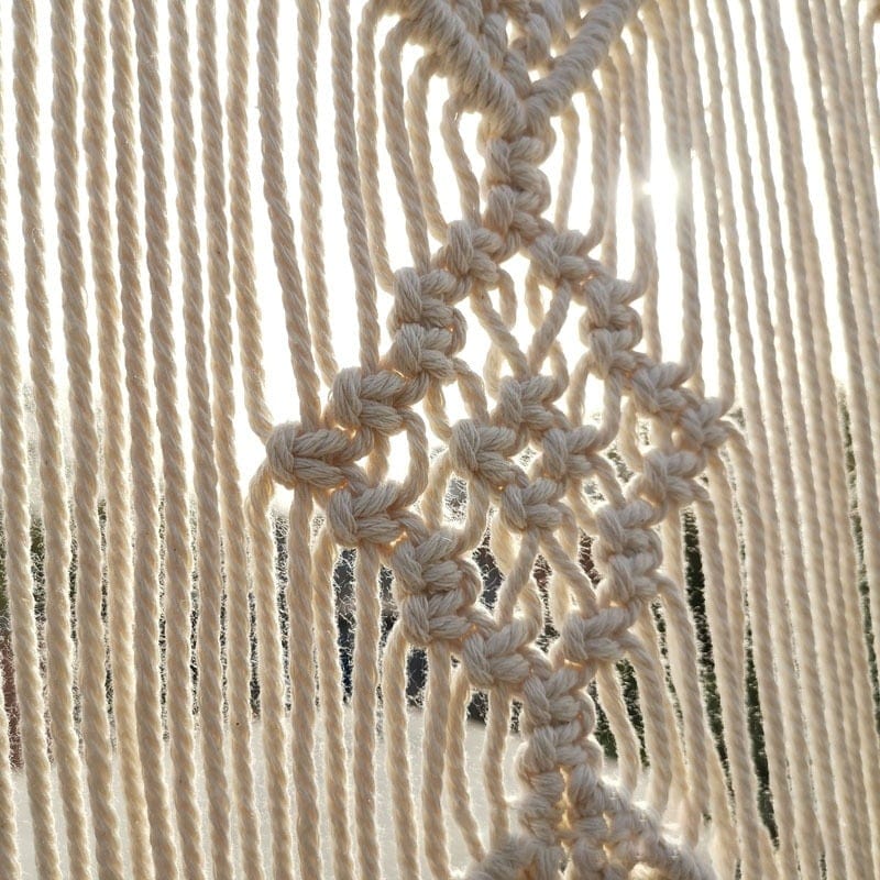 Handwoven Macrame Hanging Drapery
