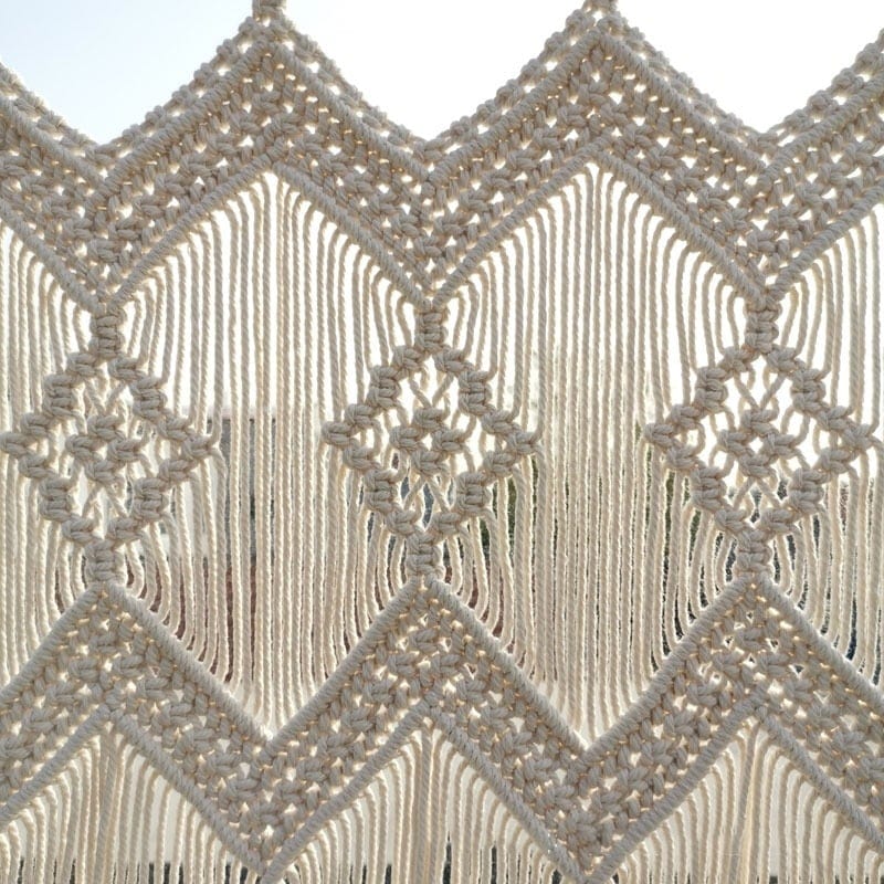 Handwoven Macrame Hanging Drapery