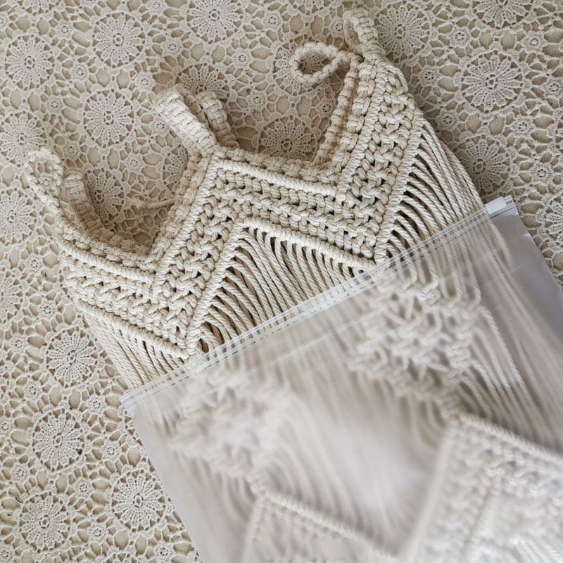 Handwoven Macrame Hanging Drapery