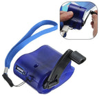 Portable USB Emergency Charger with Hand Crank for Outdoor Adventures