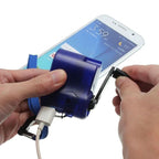 Portable USB Emergency Charger with Hand Crank for Outdoor Adventures