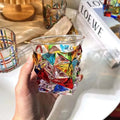Hand-painted crystal glasses