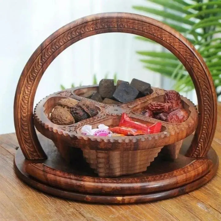 Handmade Wooden Bowl – Elegant & Functional Art