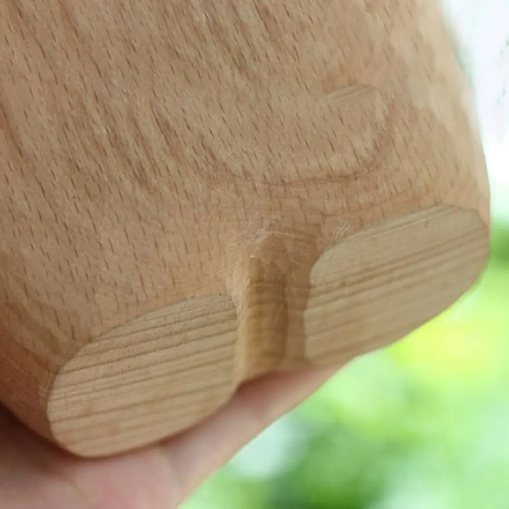 Handmade cat vase made of wood – Unique & Eco-friendly decor