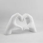Handmade wooden decorative figure for a loving home