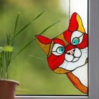 Handmade Cat Suncatcher – Window Decoration with Style